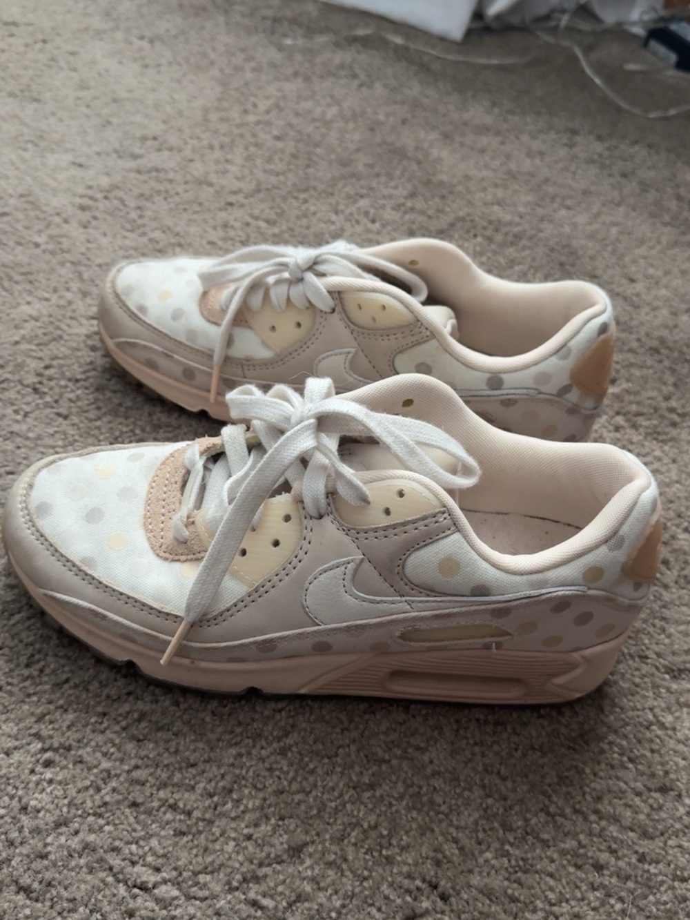 Nike Air Max 90 NRG Shimmer Polka Dot Beige Sneaker CZ1929-200